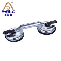 Double ventouse en aluminium pour machine d'extraction de bosses de voiture en verre