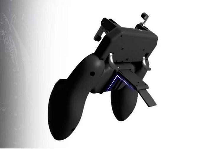 W11+ Mobile Gamepad Controller game handle mobile phone shell case gamepad holder joystick fire trigger all in one for phone