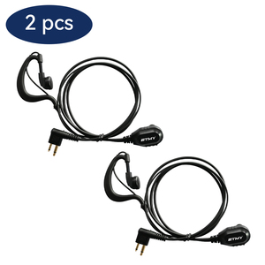 Auricular ETMY de 2 Pines en Forma de G con Micrófono PTT y Conector M para Radios Portátiles DP1400, P3688, DP405, DP485, R2 - Product Image 3