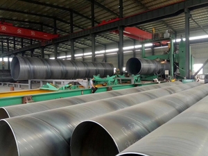 Tuyau de structure en acier au carbone à paroi épaisse soudé en spirale SSAW, norme ASTM A252, avec service de découpe pour pieux - Product Image 2