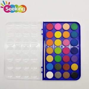 28 Colori <span class=keywords><strong>con</strong></span> 1 Pennello, Set di Acquerelli Solidi per Arte - Product Image 3