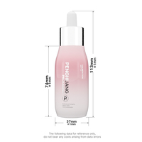 Flacons compte-gouttes en verre OEM de 30 ml pour sérum, personnalisables, pour crème visage et huile essentielle, emballage rond pour soins de la peau, sérigraphiés