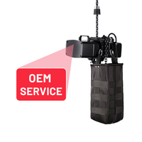Polipasto Eléctrico para Escenario Sudamericano, Impermeable, para Exteriores, de 1 Tonelada, Motor Eléctrico para Escenario de 500 kg, Polipasto de Cadena con Soporte para Escenario