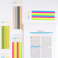 Bandelettes adhésives transparentes en PET, 160 feuilles, pour lecture, annotations, marque-pages et indexation de livres et carnets