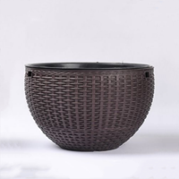 Pot bunga sukulen keramik desain Vintage Nordic Pot dalam ruangan luar ruangan penggunaan Klasik Hotel taman Pot tanaman bahan plastik