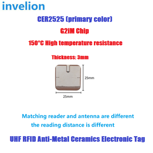 UHF <span class=keywords><strong>RFID</strong></span> Анти-металлическая керамика водонепроницаемый тег большой дальности 3-7 м работает высокая термостойкость для управления складскими активами - Product Image 2