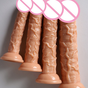 Dildo anal réaliste de 7,8 pouces avec base à ventouse pour une utilisation mains libres, jouet en TPE pour femmes. - Product Image 2