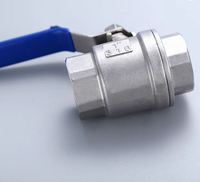 Vanne à boisseau sphérique manuelle de fabrication chinoise, norme CE, PN25, pour eau, de 1/2 à 2 pouces