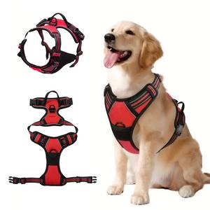 <span class=keywords><strong>Harness</strong></span> Anjing Besar Anti-Tersedak dengan Pegangan Kontrol Mudah yang Dapat Disesuaikan, <span class=keywords><strong>2</strong></span> Klip Tali, Bantalan Empuk, Tersedia dalam Berbagai Warna dan Ukuran - Product Image 3