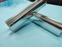 Profil de douche en aluminium de série 6000, anodisé noir brillant, de haute qualité, personnalisé en usine, soudage, pliage, découpe sur mesure