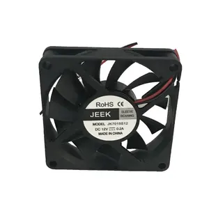 Elektrikli süpürgeler DC 12v 70mm elektrikli dodge şarj cihazı dc fan 70x70x15mm dc eksenel akış fanı