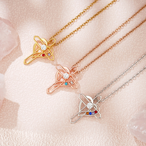 Collar con Cruz de Corazón de Amor Personalizado, Piedra de Nacimiento, Joyería de Fe Familiar, Cumpleaños, Día DE LA Madre, 1, 2, 3, 4, 5 y 6, para Mujer y <span class=keywords><strong>Abuela</strong></span> - Product Image 5