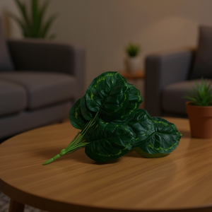 Artificial Leaf Hojas 1 Pcs Green Decorative Plant Leaves - Product Image 3