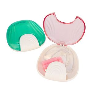 Scatola di immagazzinaggio dentaria di plastica colorata all'ingrosso del fermo dentale con i fori del prodotto di articoli vari della famiglia - Product Image 3
