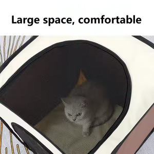 Woof chat Cage intérieur parc chaton maison grande taille chats transporteur voiture voyage Portable chenil douche extérieure boîte de séchage - Product Image 3