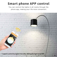 GLEDOPTO Ampoule LED intelligente ZigBee 12W avec culot à vis E27 E26 B22 AC100-240V APP et télécommande