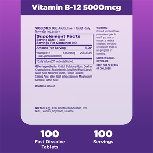 Compléments alimentaires de vitamine B12 de qualité alimentaire végétalienne à marque privée Lifeworth pour la santé des adultes, la digestion, l'amélioration de l'immunité pour les nouveau-nés - Product Image 6