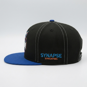 Fashion Outdoor <b>Flat</b> Brim Embroidered Logo Structured Custom Snapback Hat Cotton Unisex Fitted <b>Cap</b> For <b>Man</b> Street Wear - Product Image 3