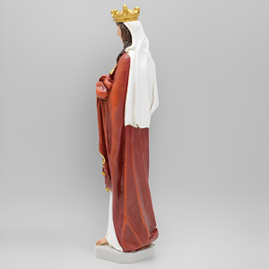 Statue religieuse de Sainte Élisabeth d'Hongrie de 4 pieds, design artistique peint à la main, décoration intérieure, image de foi chrétienne catholique en résine - Product Image 6