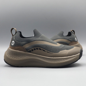 Nuevos Zapatos Deportivos Ligeros <span class=keywords><strong>de</strong></span> Punto para <span class=keywords><strong>Hombre</strong></span>, Zapatos para Correr con Suela Gruesa y Suave, Zapatos Deportivos Transpirables <span class=keywords><strong>de</strong></span> la Mejor Calidad OEM - Product Image 1