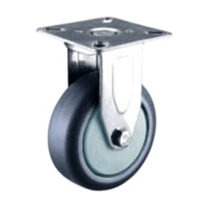 Venta Directa de Fábrica: Rueda de TPR con Núcleo de PP, Rodamiento de Bolas, Soporte de Acero Inoxidable, Calidad Premium, 40Kg-130Kg, Uso Industrial, 50-125mm - Product Image 3