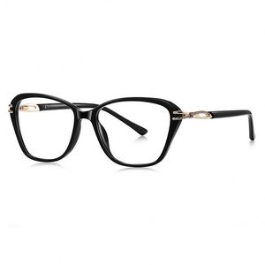 Monturas de gafas LS237 TR90, gafas de gato, montura de gafas decoradas con lazo, montura óptica para <span class=keywords><strong>miopía</strong></span> lista Cerminmata Salamin - Product Image 5