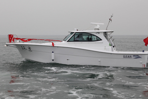 Bateau de pêche professionnel en fibre de verre Grandsea 40ft avec moteur intérieur à vendre - Product Image 2