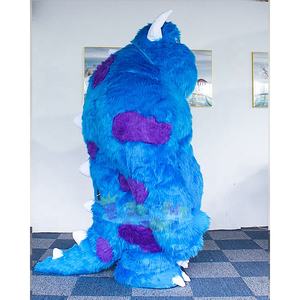 Costume de mascotte gonflable Sully de Monsters University pour adulte, avec longs cheveux, taille adulte, en promotion - Product Image 3