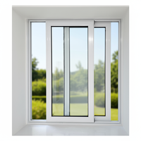 Fenêtre coulissante horizontale en PVC acoustique pour chambre d'hôtel, double vitrage feuilleté, extérieur, coupe-vent, EN 14351-1