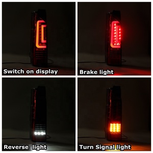Kit de feu arrière pour HIACE 2005-2018, phare antibrouillard LED avec signalisation de freinage, pièces pour <span class=keywords><strong>mini</strong></span> van et bus, TOYOTA - Product Image 2