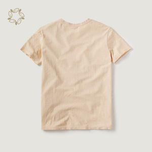 Camiseta de Hombre de Cáñamo, Camiseta de Algodón Suave y Pesado, Camiseta de Algodón Orgánico Pesado, Camiseta Lisa para Hombre, Camiseta de Punto Jersey Suave - Product Image 4