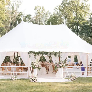 Factory Wholesale Luxury Aluminum Wedding Event Party Tents Transparent Pvc Fabric marquee tents for events 1000 People Outdoor - Product Image 1