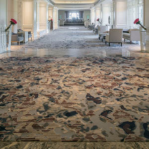 Decoración de alfombra Marina ecológica, rollos de Alfombra de pared a pared con estampado musulmán persa de casino para habitación de hotel - Product Image 2
