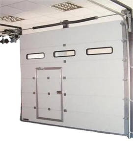 <span class=keywords><strong>Porte</strong></span> de <span class=keywords><strong>garage</strong></span> sectionnelle moderne en acier pour villa, anti-effraction, isolation thermique, surface finie, ouverture latérale électrique, couleur personnalisée - Product Image 1