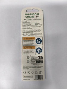 Pilas de Litio CR2025 de 3V de Alta Capacidad PUJIMAX, Tipo Botón Plano, para Llaves de Coche, Luces LED, Termómetros y Dispositivos de Bajo Consumo - Product Image 6