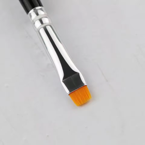 BEILI professionnel noir plat pinceau de maquillage végétalien synthétique cheveux correcteur cosmétique sourcil brosse prix de gros pinceau maquillage - Product Image 5