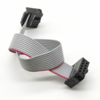 Conector IDC de 8 pines, Cable plano de cinta de 6 pines, F/F, paso de 2,54mm