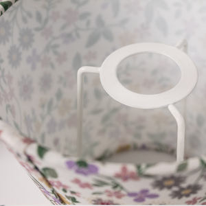 Cubiertas de lámpara colgante E27/E26 europeas modernas hechas a mano, marcos de pantalla de lino de tela, alambre interior, iluminación <span class=keywords><strong>Abat</strong></span> Jour - Product Image 6