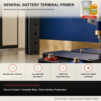 Colle d'étanchéité époxy pour borne de batterie au plomb 2:1, séchage rapide, haute adhérence, résistante aux intempéries KX-5013AB