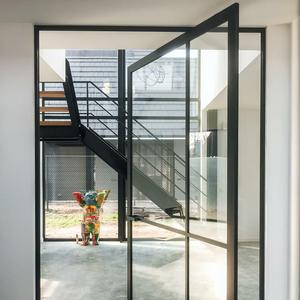 Porta <span class=keywords><strong>d</strong></span>'<span class=keywords><strong>Ingresso</strong></span> Pivotante in Ferro Battuto con Vetro Francese - Product Image 5