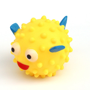 Pet Toy Durable Soft Rubber <b>Ball</b> Chew Toys Teeth Cleaning Leakage Food <b>Dog</b> Toys - Product Image 1