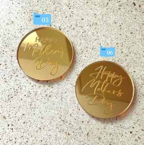 Carte d'insertion de cupcake en acrylique créatif pour fête des mères, décoration de gâteau mère fleur, topper de gâteau, nouvelle collection <span class=keywords><strong>2023</strong></span> - Product Image 4