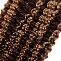 Extensions de cheveux humains brésiliens en gros, bouclés profonds, pour tresses bohèmes, trame nouée à la main, cheveux bruts Remy, entrepôt USA