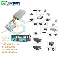 Kit de conversion de moteur AC pour système EV 350V 400V, adapté aux SUV 4x4, Sprinter, camion léger, moteur électrique PMSM 55 kW 81 kW