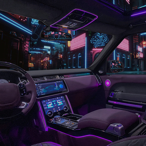 Kit de Iluminación Ambiental para Auto TMPRO para Range Rover <span class=keywords><strong>Vogue</strong></span> 2014-2017, Molde 1:1 Original del Auto, Luz Decorativa de Ambiente - Product Image 4