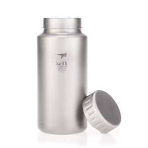 Bouteille d'eau légère et portable en titane à paroi simple, écologique, 900 ml, anti-fuite, pour le camping en plein air, la salle de sport et les sports - Product Image 3