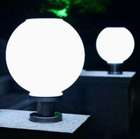 Lampe de jardin LED en forme de globe pour allée, villa, paysage, pelouse, clôture, portail, lampe sphérique, éclairage extérieur en gros