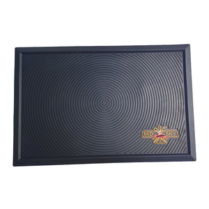 Customizable <b>Silicone</b> Barber Tool <b>Mat</b> Non Slip Magnetic Hair Salon Organizer Pad with Custom Brand Logo Printing - Product Image 3