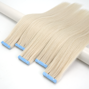 Extensions de cheveux adhésives invisibles Lanxun en gros, double trame, <span class=keywords><strong>Remy</strong></span>, à injection, avec bandes adhésives latérales - Product Image 3