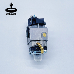 47.9 49CC อลูมิเนียมอัลลอยด์สีเงินสีขาวคาร์บูเรเตอร์อัสซี่สำหรับ 1.2 1.47KW 142F <span class=keywords><strong>GX50</strong></span> 4 จังหวะเครื่องตัดหญ้าเบนซินอะไหล่ - Product Image 5